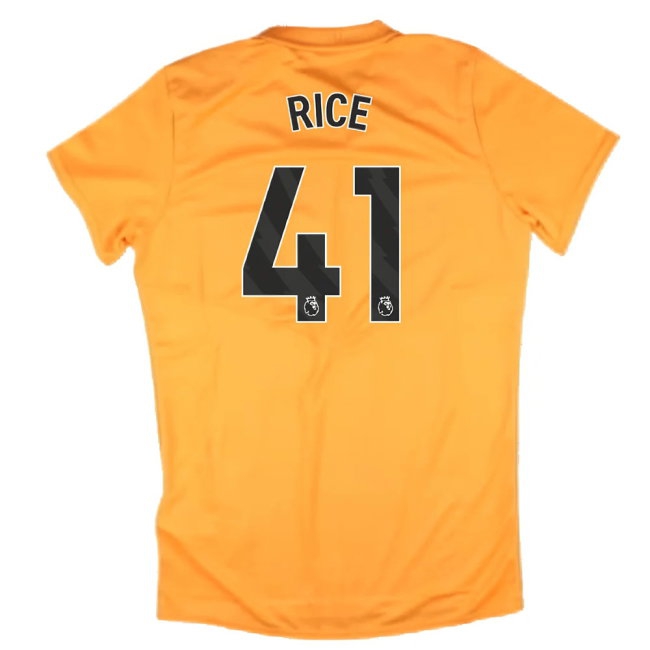 2024-2025 West Ham Training Jersey (Orange) - Kids (Rice 41) — Shop Now