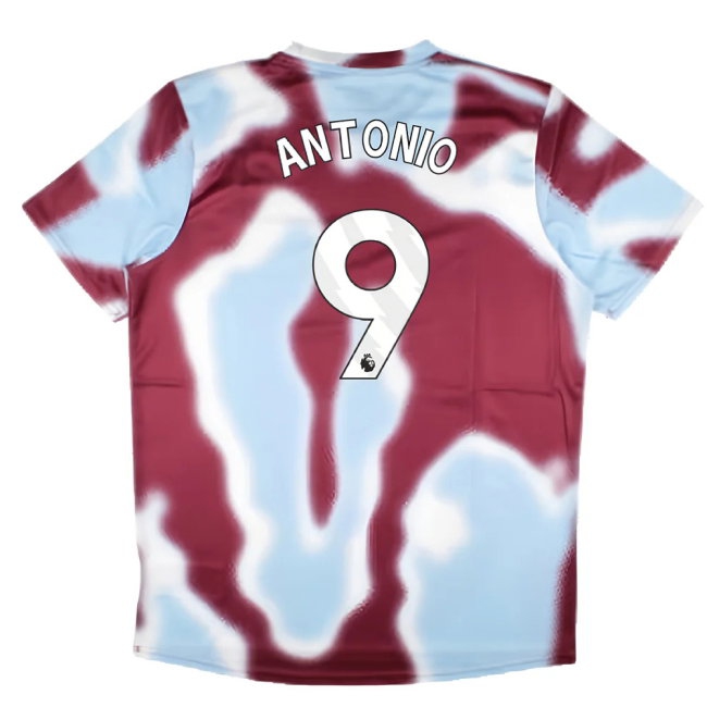 2024-2025 West Ham Warm Up Jersey (New Claret) (Antonio 9) — Shop Online