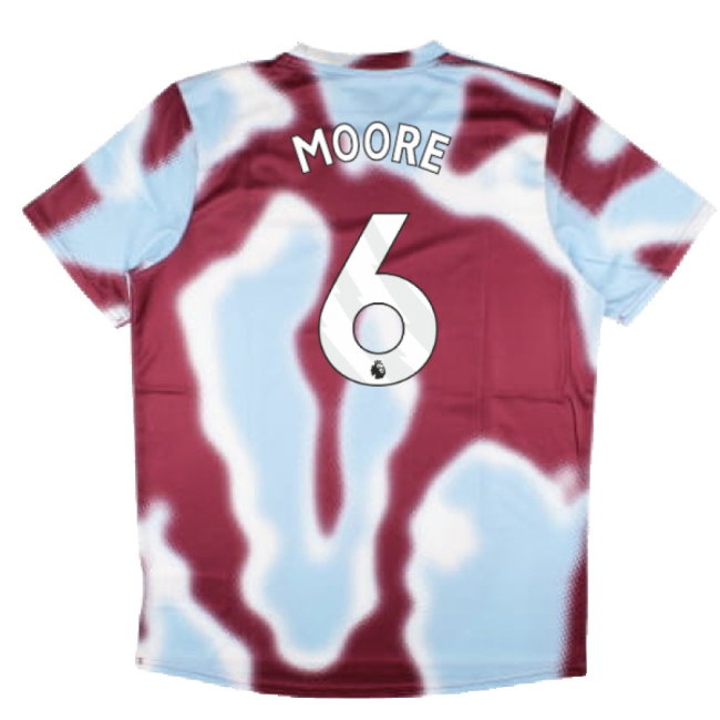 2024-2025 West Ham Warm Up Jersey (New Claret) (Moore 6) — Shop Online