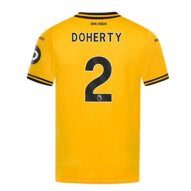 2024-2025 Wolves Home Shirt (Doherty 2) — Shop Now