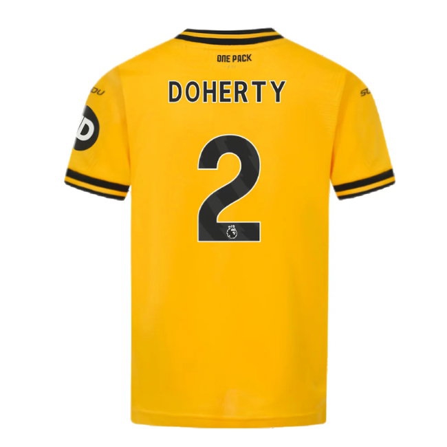 2024-2025 Wolves Home Shirt (Kids) (Doherty 2) — Buy Online
