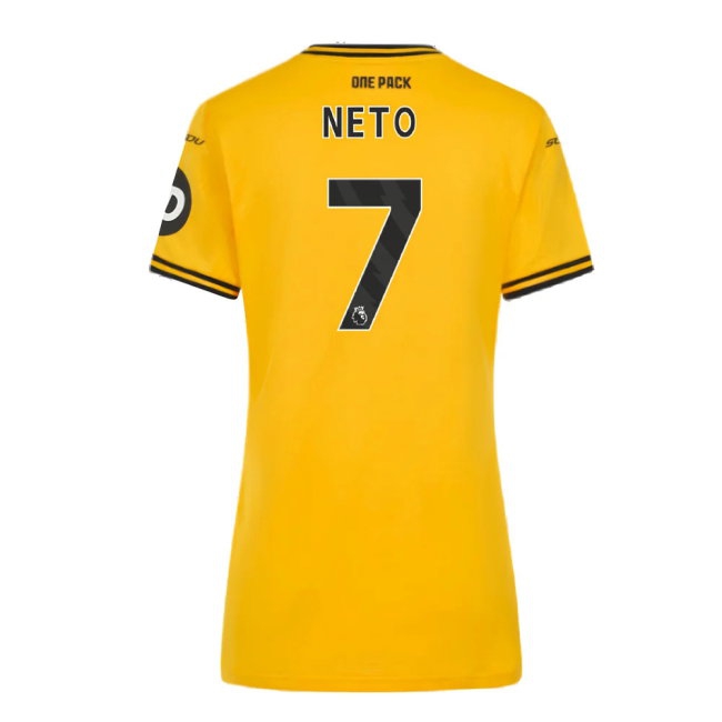 2024-2025 Wolves Home Shirt (Womens) (Neto 7) — Buy Now