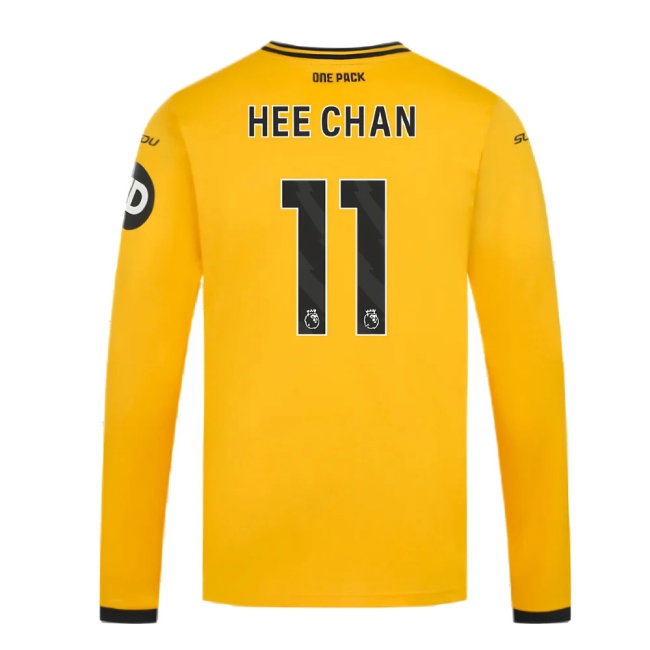 2024-2025 Wolves Long Sleeve Home Shirt (Hee Chan 11) — Buy Online