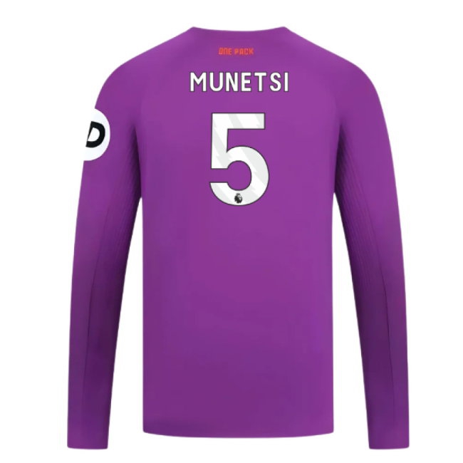 2024-2025 Wolves Long Sleeve Third Shirt (Munetsi 5) — Shop Online