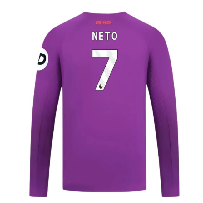 2024-2025 Wolves Long Sleeve Third Shirt (Neto 7) — Buy Online