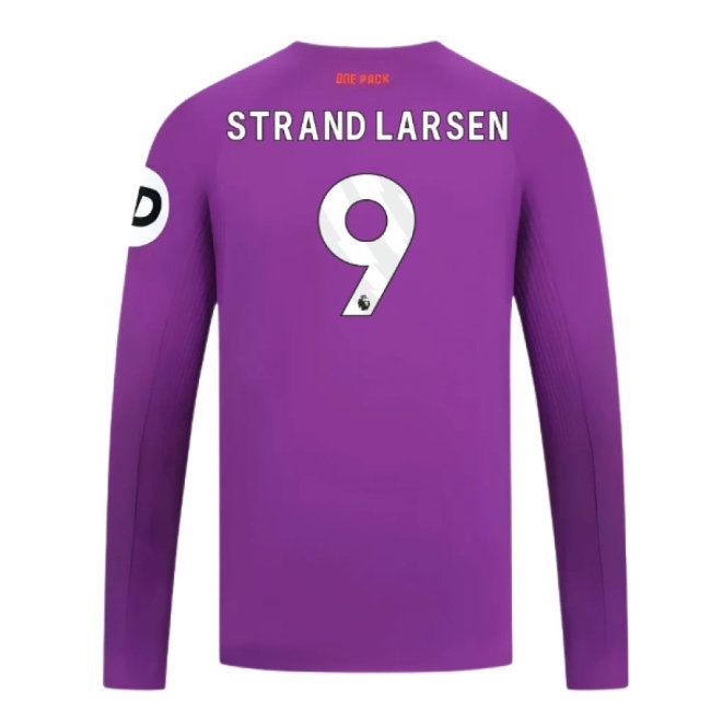 2024-2025 Wolves Long Sleeve Third Shirt (Strand Larsen 9) — Shop Online