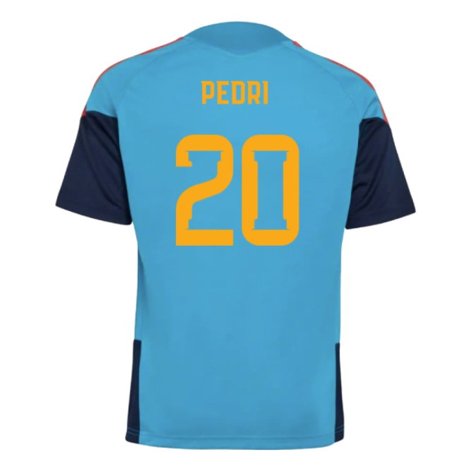 2025-2025 Spain Training Jersey (Bold Aqua) - Kids (Pedri 20) — Shop Now