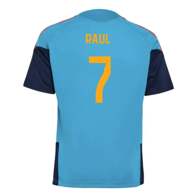 2025-2025 Spain Training Jersey (Bold Aqua) - Kids (Raul 7) — Buy Online
