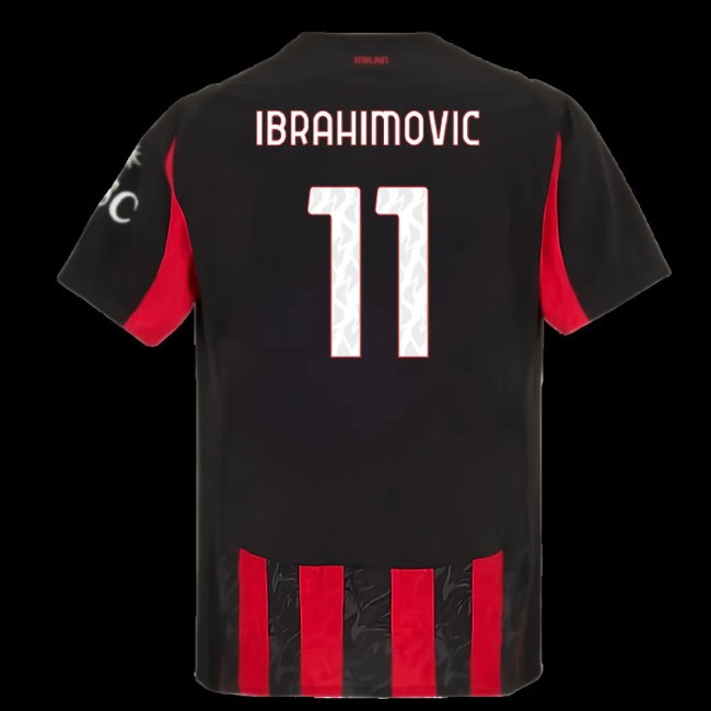 2025-2026 AC Milan Player Version Home Shirt (Ibrahimovic 11) — Buy Now