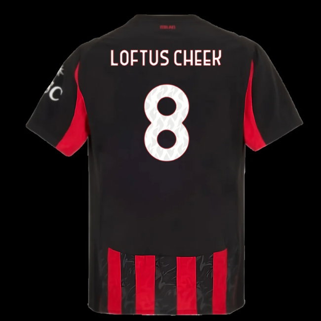 2025-2026 AC Milan Player Version Home Shirt (Loftus Cheek 8) — Shop Now
