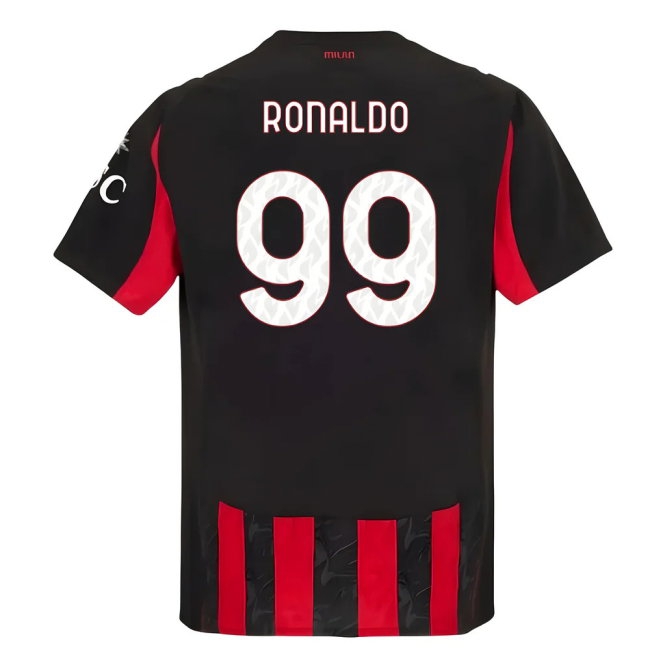 2025-2026 AC Milan Player Version Home Shirt (Ronaldo 99) — Buy Online