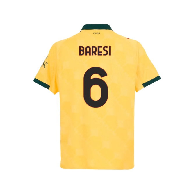 2025-2026 AC Milan Player Version Third Shirt (Baresi 6) — Buy Now