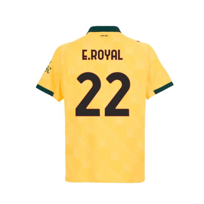 2025-2026 AC Milan Player Version Third Shirt (E.Royal 22) — Shop Now