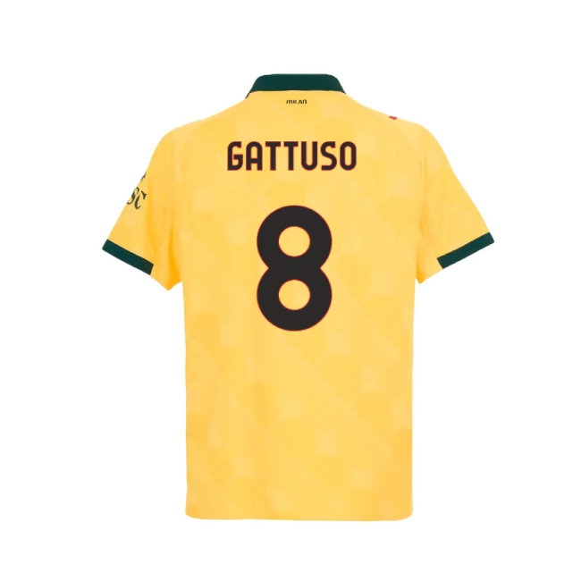 2025-2026 AC Milan Player Version Third Shirt (Gattuso 8) — Shop Online