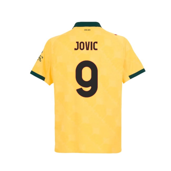 2025-2026 AC Milan Player Version Third Shirt (Jovic 9) — Buy Online