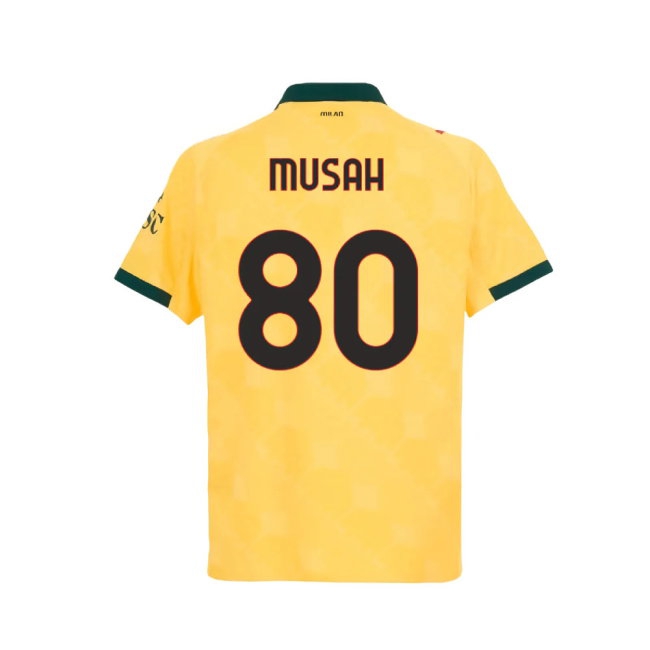 2025-2026 AC Milan Player Version Third Shirt (Musah 80) — Buy Now
