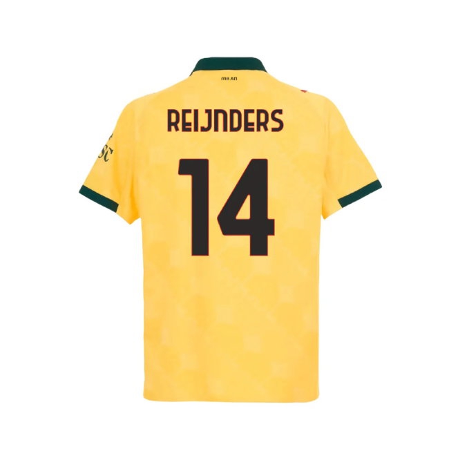 2025-2026 AC Milan Player Version Third Shirt (Reijnders 14) — Buy Online