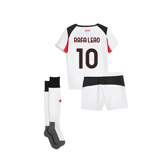 2025-2026 AC Milan Away Mini Kit (Rafa Leao 10) — Shop Now