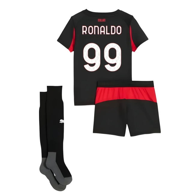 2025-2026 AC Milan Home Mini Kit (Ronaldo 99) — Shop Online