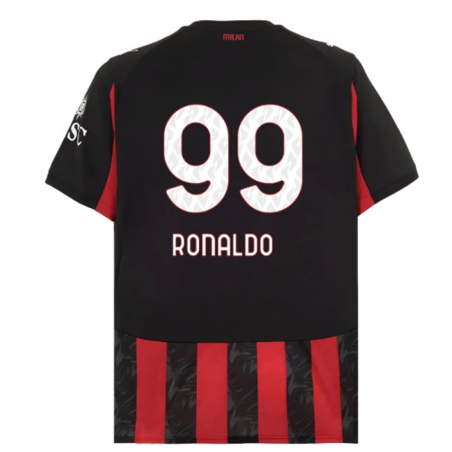 2025-2026 AC Milan Home Shirt (Ronaldo 99) — Buy Online