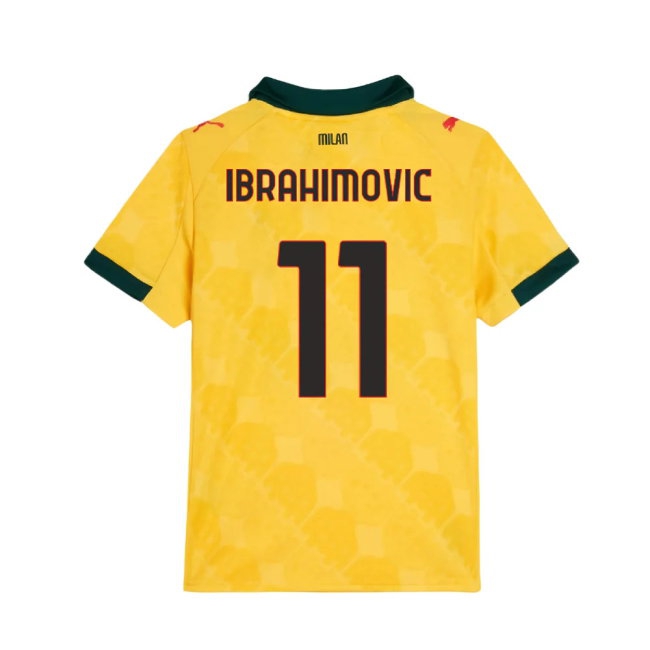 2025-2026 AC Milan Third Shirt (Kids) (Ibrahimovic 11) — Buy Online