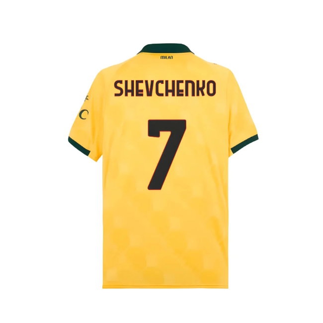 2025-2026 AC Milan Third Shirt (Shevchenko 7) — Shop Online