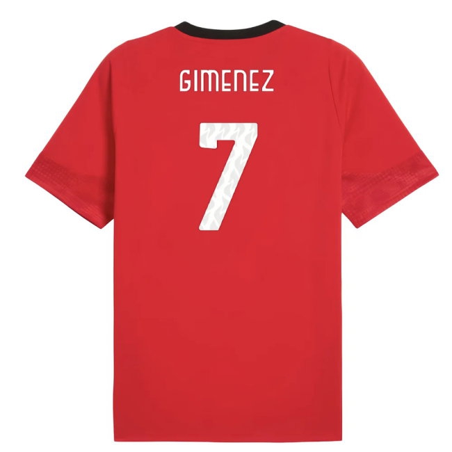 2025-2026 AC Milan Training Jersey (Red) (Gimenez 7) — Buy Now