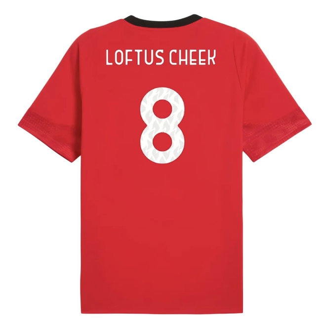 2025-2026 AC Milan Training Jersey (Red) (Loftus Cheek 8) — Buy Now