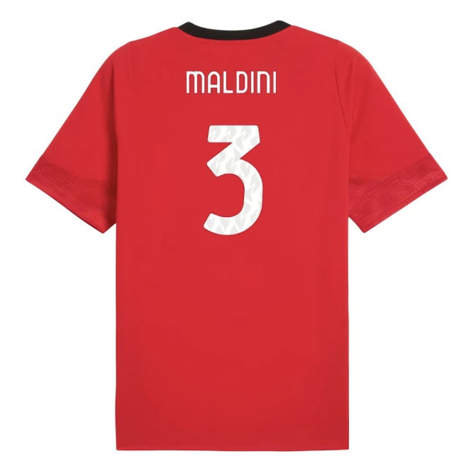 2025-2026 AC Milan Training Jersey (Red) (Maldini 3) — Buy Online