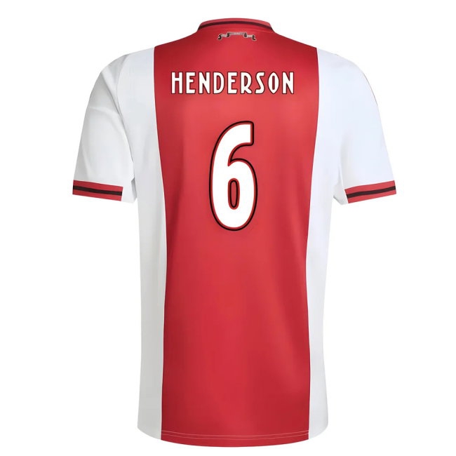 2025-2026 Ajax Home Shirt (Henderson 6) — Buy Online