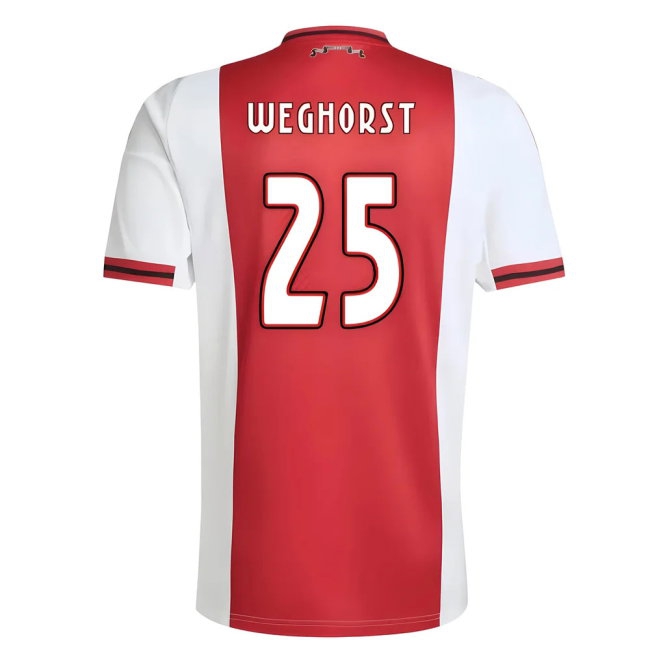 2025-2026 Ajax Home Shirt (Weghorst 25) — Buy Online