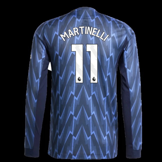 2025-2026 Arsenal Player Version Long Sleeve Away Shirt (Martinelli 11) — Shop Online