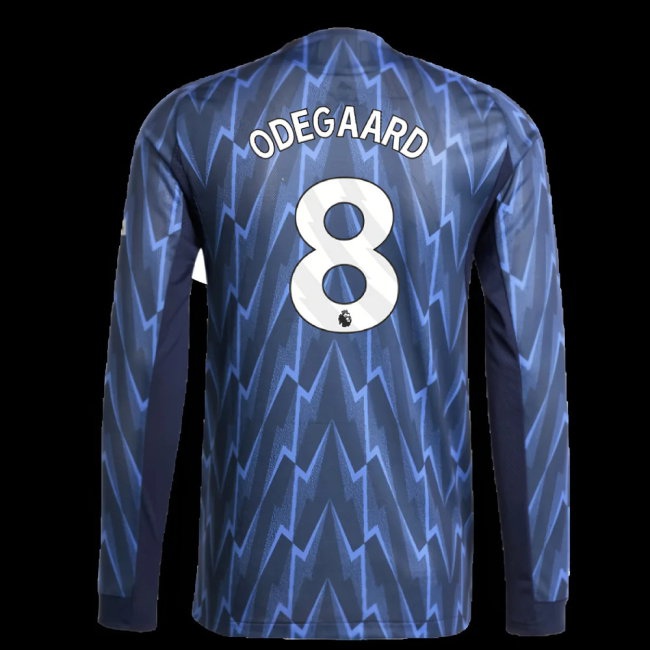 2025-2026 Arsenal Player Version Long Sleeve Away Shirt (Odegaard 8) — Buy Online