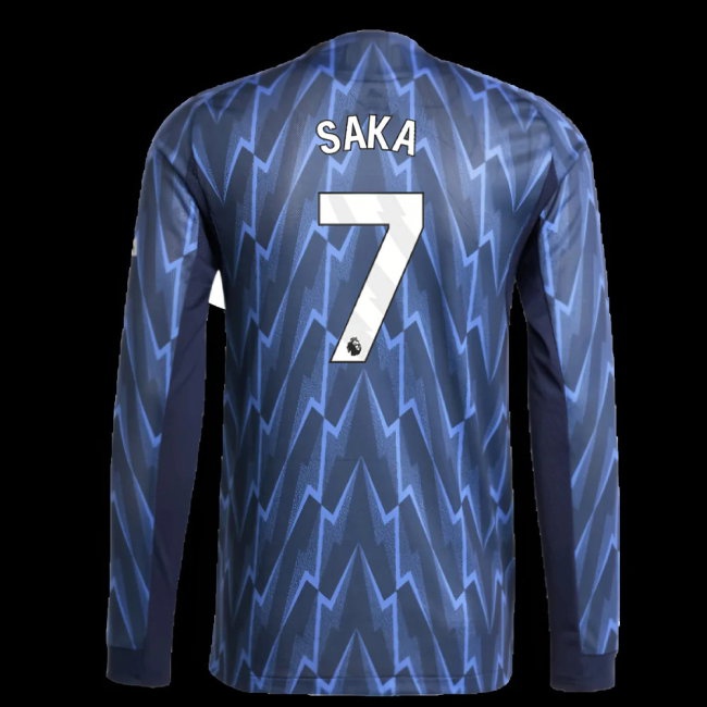 2025-2026 Arsenal Player Version Long Sleeve Away Shirt (Saka 7) — Buy Now