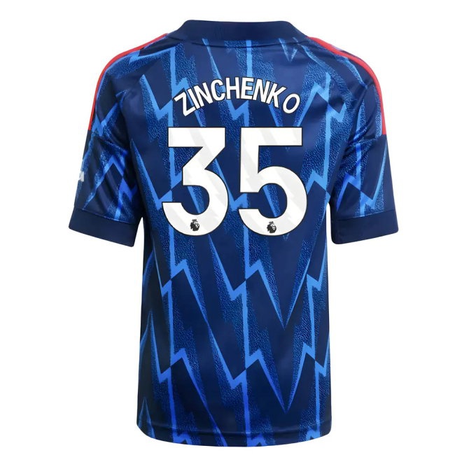 2025-2026 Arsenal Away Mini Kit (Zinchenko 35) — Buy Online