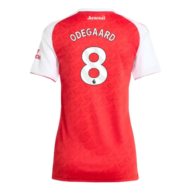 2025-2026 Arsenal Home Shirt (Womens) (Odegaard 8) — Shop Online