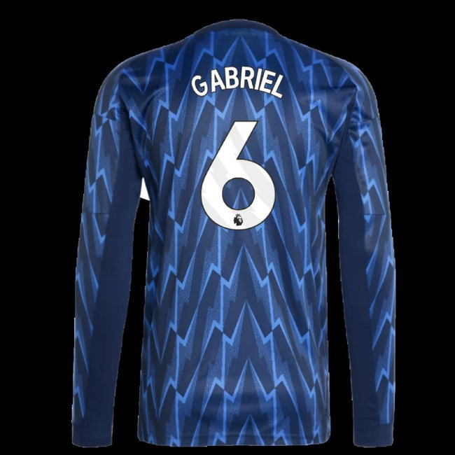 2025-2026 Arsenal Long Sleeve Away Shirt (Gabriel 6) — Shop Now