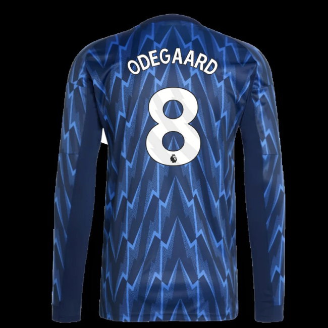 2025-2026 Arsenal Long Sleeve Away Shirt (Odegaard 8) — Shop Online
