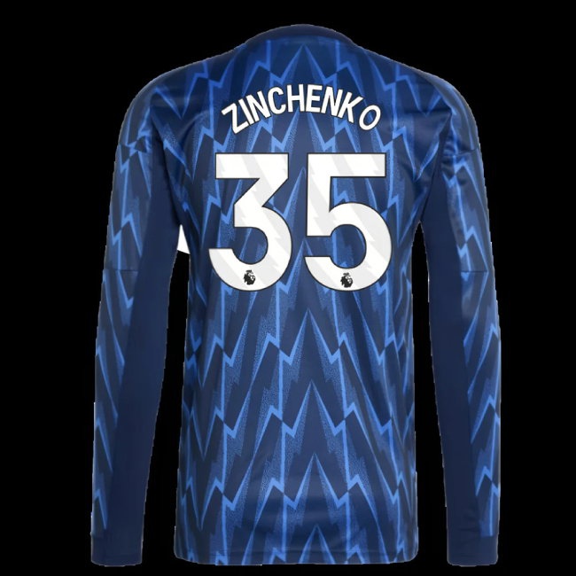 2025-2026 Arsenal Long Sleeve Away Shirt (Zinchenko 35) — Shop Now