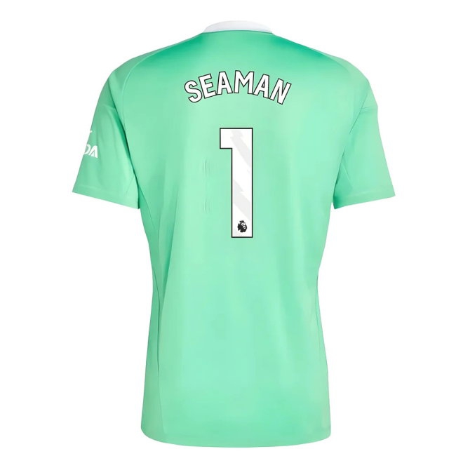 2025-2026 Arsenal Third Goalkeeper Shirt (Green) (Seaman 1) — Shop Online