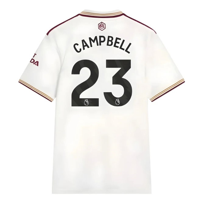 2025-2026 Arsenal Third Shirt (Campbell 23) — Buy Online