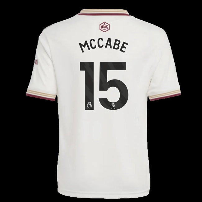 2025-2026 Arsenal Third Shirt (Kids) (McCabe 15) — Shop Online