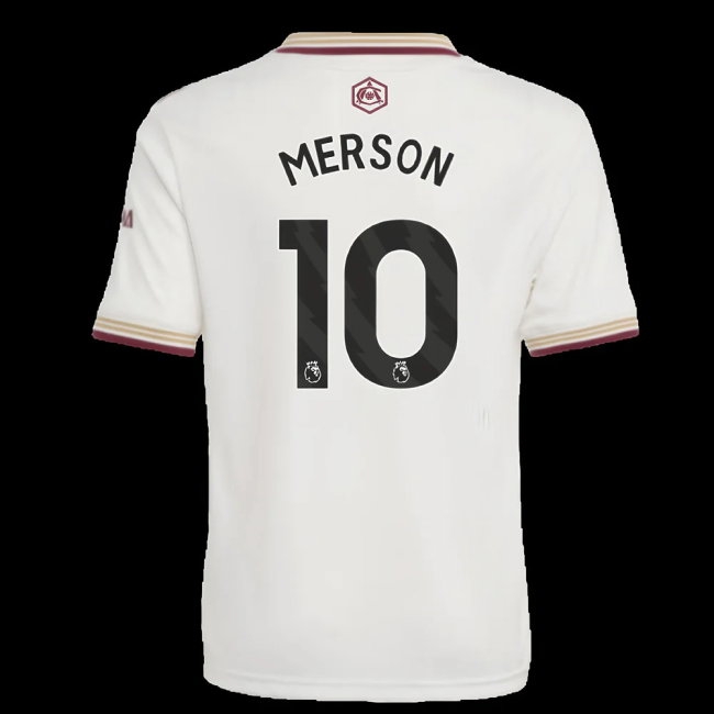 2025-2026 Arsenal Third Shirt (Kids) (Merson 10) — Buy Now