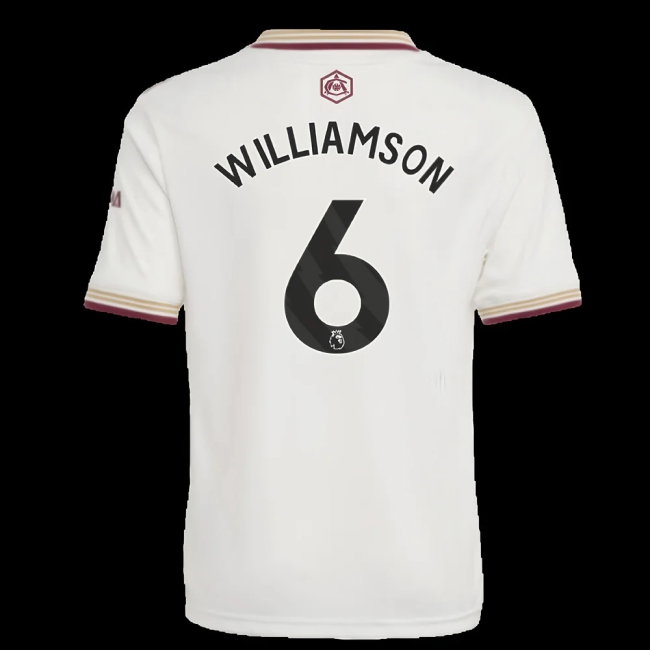 2025-2026 Arsenal Third Shirt (Kids) (Williamson 6) — Shop Online