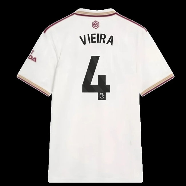 2025-2026 Arsenal Third Shirt (Vieira 4) — Shop Now