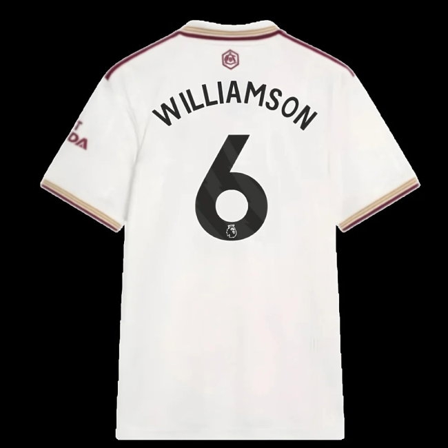 2025-2026 Arsenal Third Shirt (Williamson 6) — Buy Now