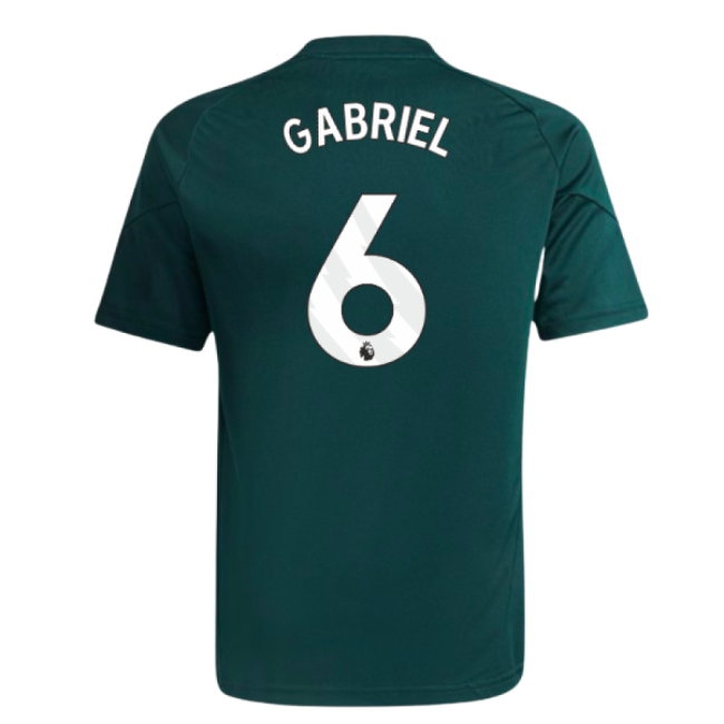2025-2026 Arsenal Training Jersey (Aurora Ivy) - Kids (Gabriel 6) — Buy Now
