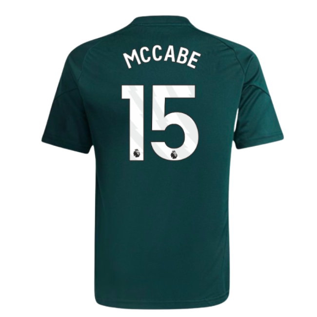2025-2026 Arsenal Training Jersey (Aurora Ivy) - Kids (McCabe 15) — Shop Now