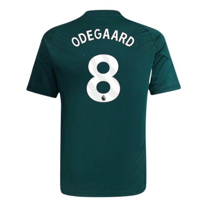 2025-2026 Arsenal Training Jersey (Aurora Ivy) - Kids (Odegaard 8) — Buy Now