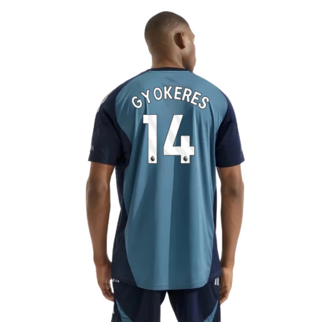 2025-2026 Arsenal Training Shirt (Blanch Blue) (Gyokeres 14) — Shop Now